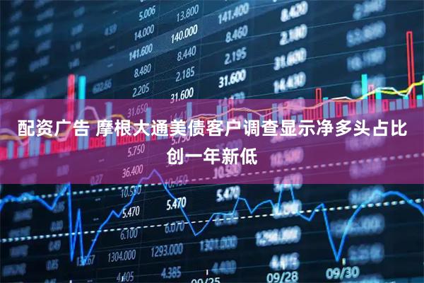 配资广告 摩根大通美债客户调查显示净多头占比创一年新低